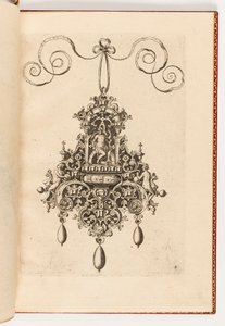 Plade 4, fra Bullar Halskæder og kunstige ikoner fra John Collaerts sidste værk (designs til halskæder, vedhæng og øreringe af den højeste færdighed, det sidste værk af John Collaert) af Unbekannt