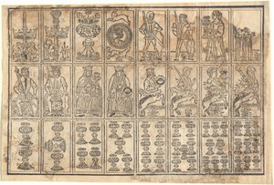 Spillekort, 1400-tallet. af Unbekannt