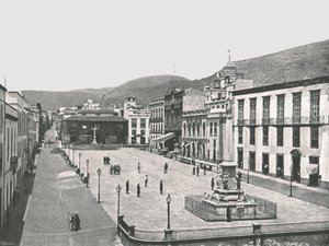 Plaza de la Candelaria, Santa Cruz de Tenerife, De Kanariske Øer, Spanien, 1895. af Unbekannt