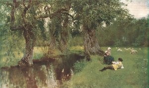 Digter og Bonde, c1902. af Unbekannt