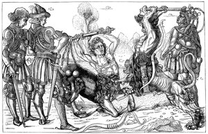 Pollaiuolos Combat of Centaurs, 1882 af Unbekannt