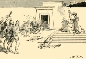 Pompejus i Jerusalems tempel, 1890. af Unbekannt