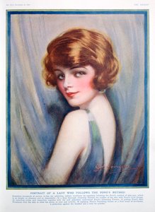 Ponds Cream-annonce, 1928 af Unbekannt