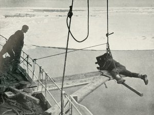 Ponting Cinematographs The Bow of the Terra Nova, c19101913, 1913 af Unbekannt