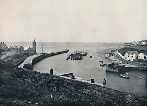 Porthleven - Havnen og udsigten, 1895 af Unbekannt