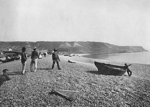 Portland - The Chesil Beach, 1895 af Unbekannt