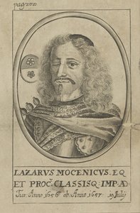 Portræt af admiral Lazzaro Mocenigo 1624-1657, ca 1720. af Unbekannt