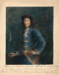 Portræt af admiral Sir John Balchin, 1832. af Unbekannt