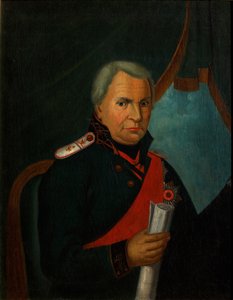 Portræt af Alexander Semyonovich Shishkov 1754-1841, 1820