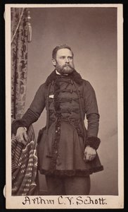 Portræt af Arthur Carl Victor Schott 1814-1875, før 1875. af Unbekannt