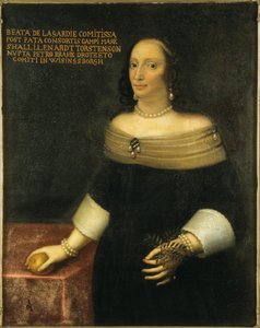 Portræt af Beata De la Gardie 1612-1680, ca. 1653.