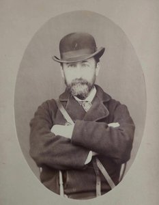 Portræt af Camille Saint-Saens 1835-1921, 1870. af Unbekannt