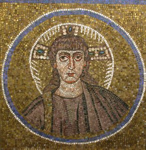 Portræt af Kristus, byzantinsk, original fra begyndelsen af det 20. århundrede dateret slutningen af 5.-begyndelsen af 6. århundrede. af Unbekannt