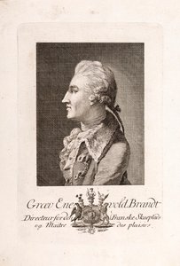 Portrait of Count Enevold Brandt 1738-1772. af Unbekannt