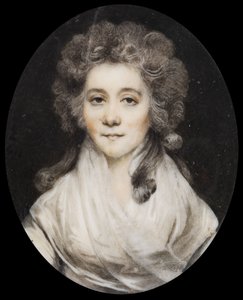 Portræt af grevinde Anna Evgenyevna Obolenskaya 1778-1810, slutningen af det 18. århundrede. af Unbekannt
