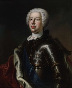 Portræt af hertug Anthony Ulrich af Brunswick 1714-1774, ca. 1740 af Unbekannt