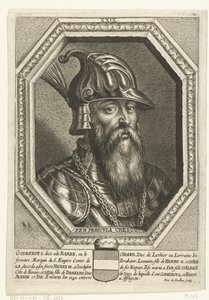 Portræt af hertug Godfrey I af Leuven af Unbekannt