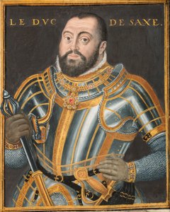 Portræt af hertug Johann Friedrich I 1503-1554, kurfyrste af Sachsen, ca. 1550. af Unbekannt