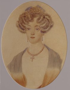 Portræt af Ekaterina Nikolayevna Goncharova 1809-1843, slutningen af 1820