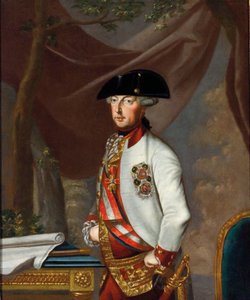 Portræt af kejser Joseph II 1741-1790, ca 1770. af Unbekannt