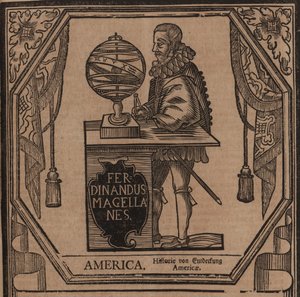 Portræt af Ferdinand Magellan 1470-1521, 1724. af Unbekannt