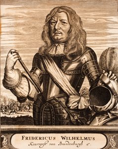 Portræt af Frederik Vilhelm 1620-1688, kurfyrst af Brandenburg, hertug af Preussen, 1675. af Unbekannt