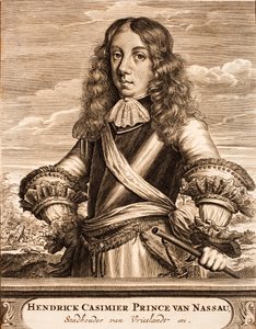 Portræt af Henry Casimir II 1657-1696, Prins af Nassau-Dietz, 1675. af Unbekannt
