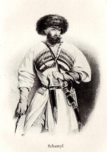 Portræt af Imam Shamil 1799-1871, 1800-tallet af Unbekannt