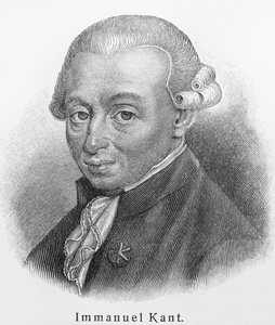 Portræt af Immanuel Kant 1724-1804 af Unbekannt
