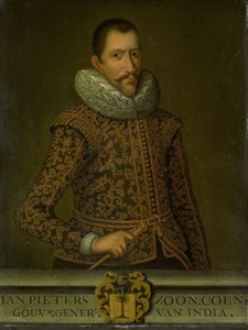 Portræt af Jan Pieterszoon Coen (1587-1629) af Unbekannt