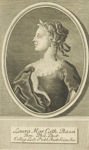 Portræt af Laura Bassi 1711-1778, 1738. af Unbekannt