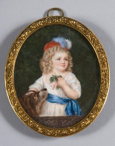 Portræt af Louis-Charles, Prins Royal af Frankrig 1785-1795, 1800-tallet af Unbekannt
