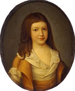 Portræt af Louis-Charles, Prince Royal of France 1785-1795, begyndelsen af 1790