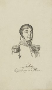 Portræt af Louis I, storhertug af Hessen 1753-1830, 1806. af Unbekannt