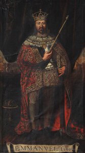 Portræt af Manuel I af Portugal 1469-1521, 1495. af Unbekannt