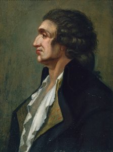 Portræt af Marie Jean Antoine Nicolas Caritat, Marquis de Condorcet, 2. halvdel af 18. årh. af Unbekannt