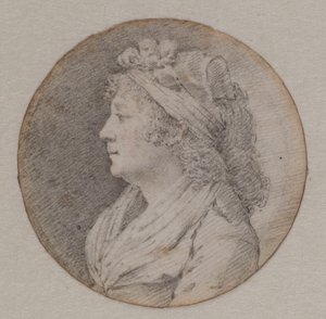 Portræt af Marie Louise af Savoyen 1749-1792, prinsesse af Lamballe. af Unbekannt