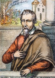 Portræt af Miguel Servet, begyndelsen af det 18. århundrede af Unbekannt