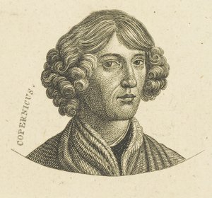 Portræt af Nicolaus Copernicus 1473-1543, ca. 1830-1840. af Unbekannt