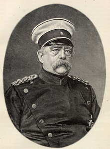 Portræt af Otto von Bismarck 1815-1898. af Unbekannt