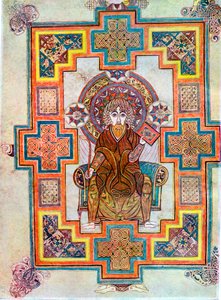 Portræt af Saint John fra Book of Kells, c800 af Unbekannt