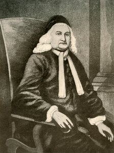 Portræt af Samuel Sewall, i periwig og lang frakke, c1700-1720, 1937. af Unbekannt