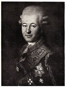 Portræt af Semyon Zorich 1745-1799, Katarina den Stores favorit, tidligt i det 19. af Unbekannt