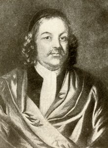 Portræt af Simon Bradstreet, i kjole og kasket, c1640, 1937. af Unbekannt