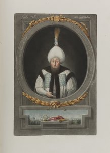 Portræt af Sultan Mustafa III 1717-1774, 1815 af Unbekannt