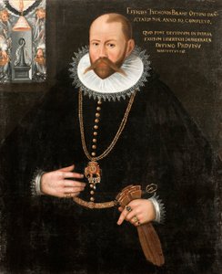 Portræt af Tycho Brahe 1546-1601, 1596. af Unbekannt