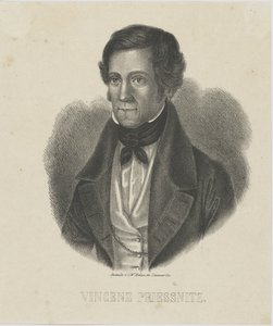 Portræt af Vincenz Priessnitz 1799-1851, ca. 1840. af Unbekannt