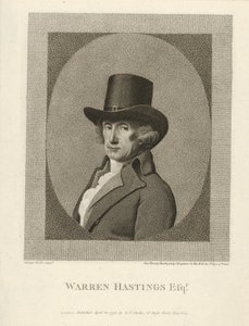 Portræt af Warren Hastings, Esq., pub. 1795. af Unbekannt
