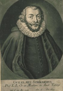 Portræt af Wilhelm Schickard 1592-1635. af Unbekannt