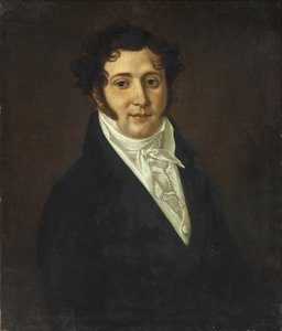 Portræt af Yuri Petrovich Lermontov 1787-1831, første kvartal af 1800-tallet af Unbekannt
